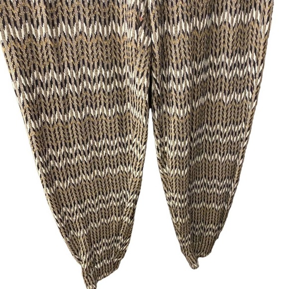 Anthro Aztec Boho Lounge Sweat Joggers pants sat sunday Medium - Picture 2 of 10